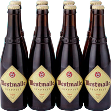 Westmalle Tripel set van 6 flesjes á 0,30 liter